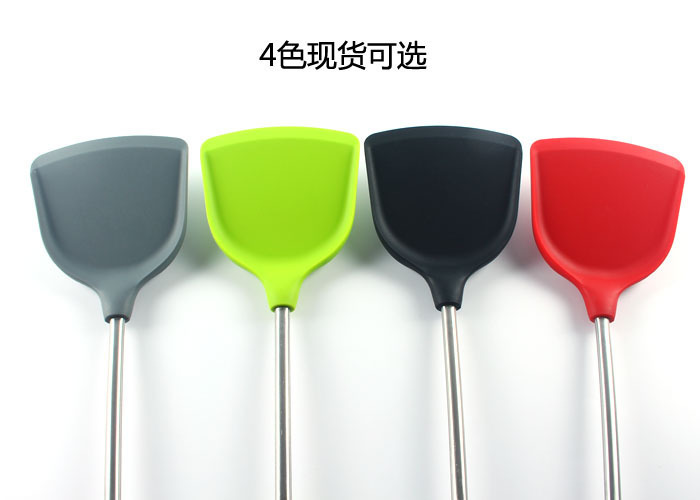 硅膠鍋鏟安全嗎，硅膠鍋鏟高溫有毒嗎，硅膠鍋鏟可以下油鍋嗎